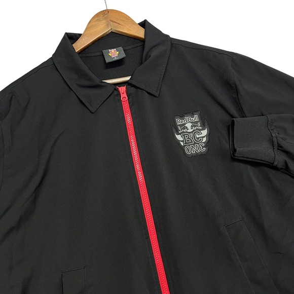 Red Bull BC One Jacket Mens Black Full Zip Collared Logo Small Racing Motosports - Picture 1 of 8